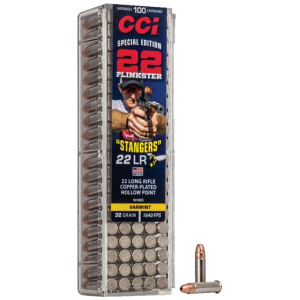 CCI STANGERS 22LR 32GR JHP - 1640FPS 100RD 50BX/CS