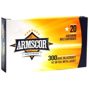 ARMSCOR 300 AAC 147GR FMJ - 20RD 10BX/CS