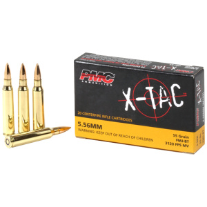 PMC 5.56X45 55GR FMJ-BT - 20RD 50BX/CS