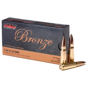 PMC 7.62x39 123GR FMJ - 20RD 25BX/CS