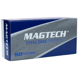 MAGTECH 9MM LUGER 115GR STEEL - CASE FMJ-RN 50RD 20BX/CS