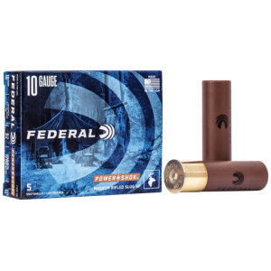 FEDERAL POWER SHOK 10GA 3.5" - 1.75OZ RIFLED SLUG 5RD 50BX/CS