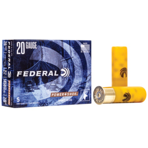 FEDERAL POWER SHOK 20GA 2.75" - 7/8OZ SABOT SLUG 5RD 50BX/CS