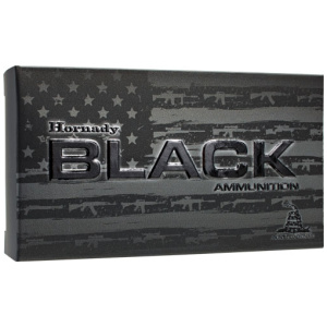 HORNADY BLACK 223 REM  62GR - FMJ 20RD 10BX/CS