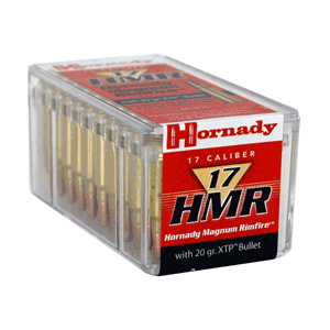 HORNADY 17HMR 20GR XTP 2375FPS - 50RD 40BX/CS