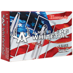 HORNADY WHITETAIL 12GA 2.75" - 1OZ RIFLED SLUG 5RD 20BX/CS