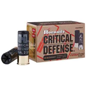 HORNADY CRITICAL DEFENSE 12GA - 2.75" 00 BUCK 10RD 10BX/CS