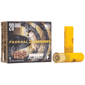 FEDERAL 20GA 3" #2 BUCK - 18 PELLETS 5RD 50BX/CS