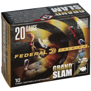 FEDERAL GRAND SLAM 20GA 3" - 1-5/16OZ #5 10RD 5BX/CS