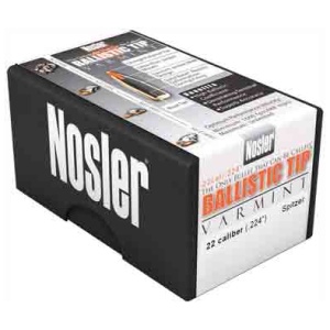 NOSLER BULLETS 22 CAL .224 - 50GR BALLISTIC TIP 250CT