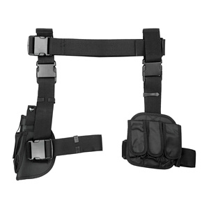 NCSTAR DROP LEG HOLSTER MAG HLDR BLK