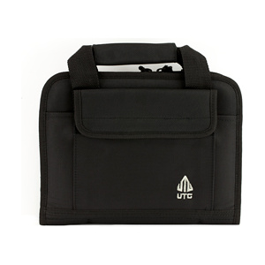 UTG DELUXE SINGLE PISTOL CASE BLK