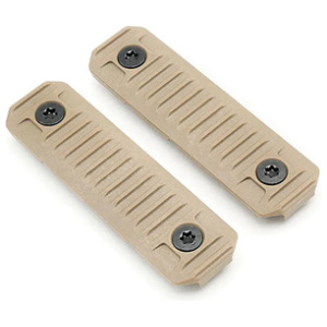 M-LOK CABLE MANAGEMENT COVERS - FDE, LONG, 2/PC