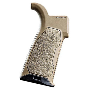 AR OVERMOLDED ENHANCED PISTOL GRIP - FDE, 15 DEGREES