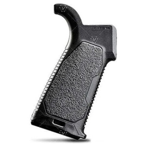 AR OVERMOLDED ENHANCED PISTOL GRIP - BLACK, 20 DEGREES