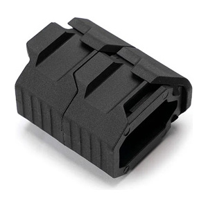 M-LOK STACKED ANGLED GRIP W/ CMS - BLACK
