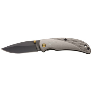 PRISM 3 - GRAY, DROP POINT, PLAIN EDGE, 2 3/8" BLADE
