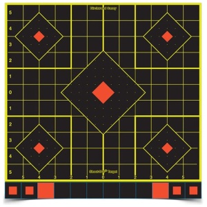 SHOOT•N•C SIGHT-IN TARGET - 12", 100 TARGETS, 1,700 PASTERS