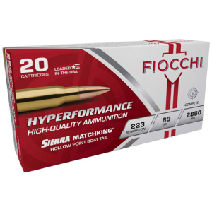 FIOCCHI 223 REM 69GR - MATCHKING HPBT 20RD 10BX/CS