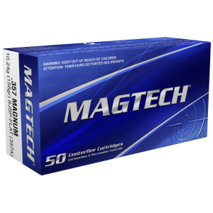 MAGTECH 357 MAG 158GR - SJSP FLAT 50RD 20BX/CS