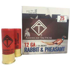 ATI GAME LOAD 12GA 2.75" 1OZ - #7.5 250RD CASE LOT