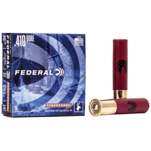 FEDERAL POWER-SHOK 410 2.5" - 1/4OZ RIFLED SLUG 5RD 50BX/CS