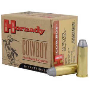 HORNADY 44-40 WIN 205GR COWBOY - 20RD 10BX/CS