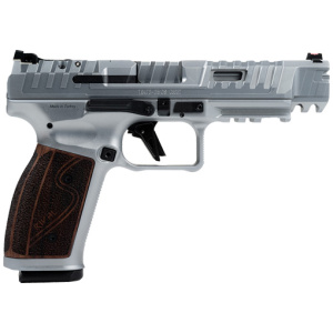 CANIK SFx RIVAL-S 9MM 5" OR - AS CHROME ROSEWOOD 18RD MAGS