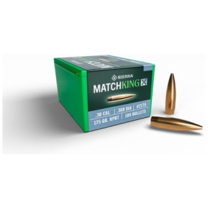 SIERRA BULLETS .30 CAL .308 - 175GR HP-BT MATCHKING X 100CT