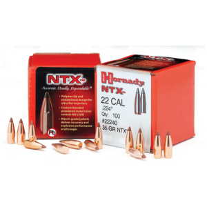 NTX® BULLETS - 20 CALIBER .204, 24 GRAIN, 100/BX