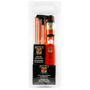 STANDARD RIFLE & SHOTGUN CLEANING KIT WITH ALUMINUM ROD