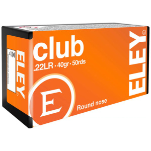 ELEY CLUB 22LR 40GR RN - 50RD 100BX/CS