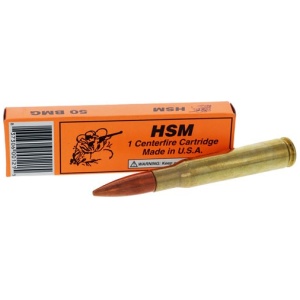 HSM 50 BMG HORNADY A-MAX - DUMMY ROUND 1RD