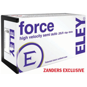 ELEY FORCE 22LR 42GR RN - 50RD 100BX/CS