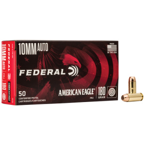 FEDERAL AE 10MM 180GR FMJ 50RD - 20BX/CS
