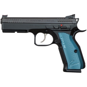 CZ 75 SHADOW 2 9MM 5" BLUE GRIP