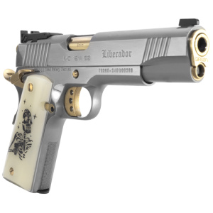 GIRSAN MC1911S LIBERADORE III - 9MM SKELETON CHROME/GOLD 9RD