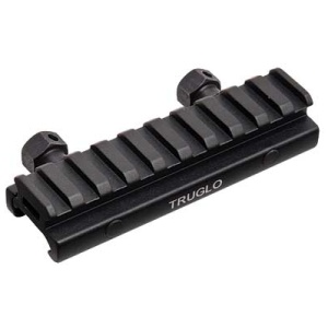 TRUGLO PICATINNY RISER MOUNT BLACK