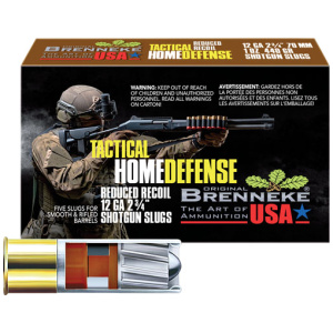 BRENNEKE USA REDUCED RECOIL - 12GA 2.75" 1OZ SLUG 5RD 50BX/C
