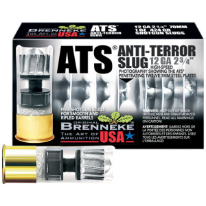 BRENNEKE USA ATS 12GA 2.75" - 1OZ SLUG 5RD 50BX/CS