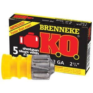 BRENNEKE USA KO 12GA 2.75" - 1OZ SLUG 5RD 50BX/CS