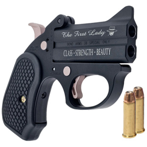 BOND ARMS FIRST LADY 38SPL - 3" SS BLACK CERAKOTE