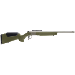 CVA SCOUT TD V3 350 LEGEND 20" - STAINLESS/OD GREEN SYNTHETIC