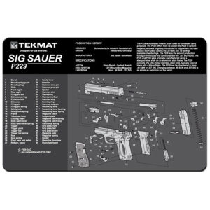 SIG SAUER P229 CLEANING MAT - 11" X 17"
