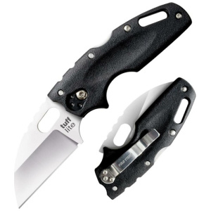 TUFF LITE PLAIN EDGE - DROP POINT, BLACK