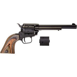 HERITAGE MANUFACTURING 22LR/22M BLK/CAMO LAM 6.5" FS