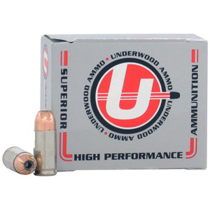UNDERWOOD 45 ACP +P 230GR JHP - 20RD 10BX/CS