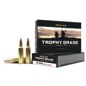 NOSLER TROPHY 270 WSM 140GR - ACCU TIP 20RD 10BX/CS