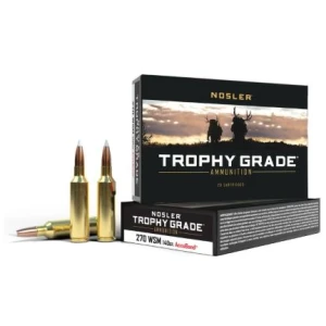 NOSLER TROPHY 270 WSM 140GR - ACCU TIP 20RD 10BX/CS