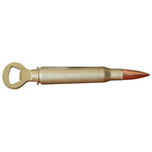 CBG 50 CALIBER BOTTLE OPENER GOLD